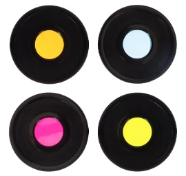 bresser Pagrindinių Spalvotų Filtrų Rinkinys 1,25&amp;quot; (raudonas, žalias, Mėlynas, Geltonas)