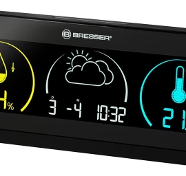 Bresser Temeo Life Meteorologinė Stotelė Su Spalvotu Ekranu, Juoda