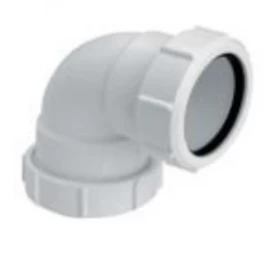 Brink alkūnė PP 90° su užspaudžiamomis jungtimis 32mm