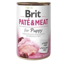BRIT Paté &amp; Meat Puppy Chicken - wet dog food - 400g