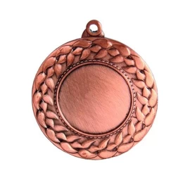 Bronzos Medalis Su Vieta Emblemai 25 Mm - Plieninis Medalis