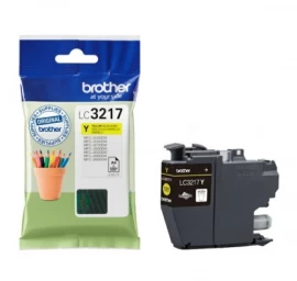 Brother LC3217 (LC3217Y) Rašalinė kasetė, Geltona
