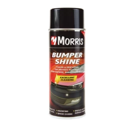 Buferių purškalas plastmasės blizgėjimui MORRIS 28599, 400ml juoda sp.