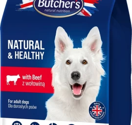 BUTCHER'S Natural&amp;Healthy with beef - dry dog food - 10 kg