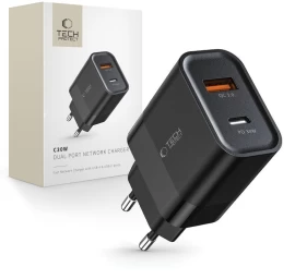 C30w Usb-c Usb-a Tinklo įkroviklis 30 W - Juodas