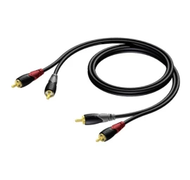 CABLE 2X RCA/CINCH MALE -2X RCA/CINCH MALE 3 M