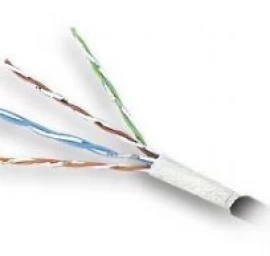 Cable LAN Cat5e FTP CCA  solid AWG24 305m