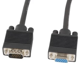 Cable Lanberg CA-VGAC-10CC-0018-B+ (D-Sub (VGA) M - D-Sub (VGA) F; 1,8m; black color)