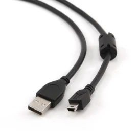 Cable Mini USB 2.0 CANON (with ferrite) 1.8m bla