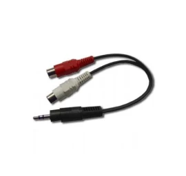 Cable Minijack-&gt;2xCinch  (F) 20cm