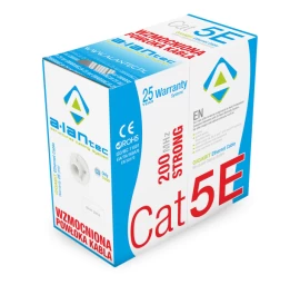 Cable network A-LAN STRONG (drut) KIU5STR305 (U/UTP; 305m; 5e; gray color)