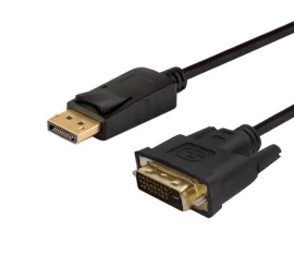 Cable SAVIO CL CL-122 (DisplayPort M - DVI M; 3m; black color)