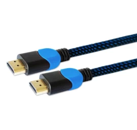 Cable SAVIO GCL-05 (HDMI M - HDMI M; 3m; black and blue color)