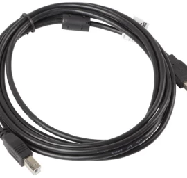 Cable USB 2.0 AM-BM     3M Ferryt black