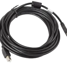 Cable USB 2.0 AM-BM     5M Ferryt black