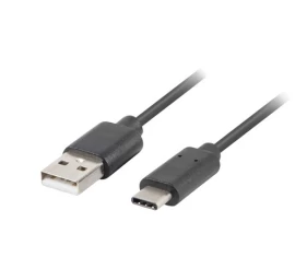 Cable USB CM - AM       2.0 1.8m black QC 3.0