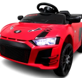 Cabrio A1 Raudonas, Akumuliatorinis Automobilis, Supimo Funkcija, Pilotas