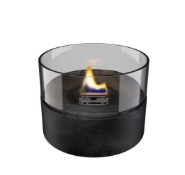 CAFE 14 Lava stalo židinys, juodas, naudojamas Tenderfuel skystis