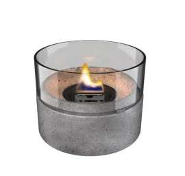 CAFE 14 Lava stalo židinys, pilkas, naudojamas Tenderfuel skystis