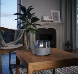 CAFE 18 Lava stalo židinys, naudojamas Tenderfuel skystis