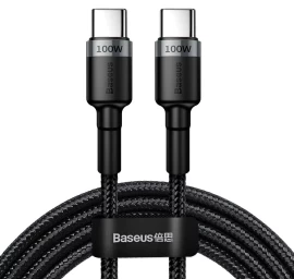 Cafule Nailoninis Kabelis Usb-c Power Delivery 2.0 100w 20v 5a 2m Pilkas