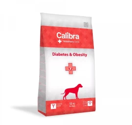 CALIBRA Veterinary Diets Dog Diabetes&amp;Obesity - dry dog food - 12kg