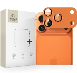 „camfull Fit+“ Objektyvo Apsauginis Stiklas „iphone 17 Pro Max“ – Oranžinis