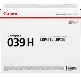 Canon CRG 039H (0288C002) Lazerinė kasetė, Juoda