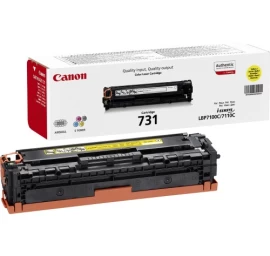 Canon CRG 731 (6269B002) Lazerinė kasetė, Geltona