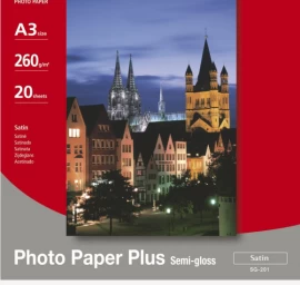 Canon Photo Paper Plus Pusiau Blizgus 260 G Sg-201 A3 1686b026