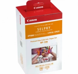 Canon RP-108 Colour (8568B001) Rašalinė kasetė + 100x148mm Popierius (108 lapai)