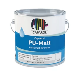 Caparol Capacryl PU-Matt dažai medienai, metalui ir PVC vidaus apdailai - T - 0.7 L