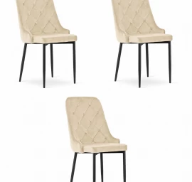 Capri Kėdė - Smėlio Spalvos X 3