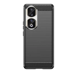 Carbon Case For Honor 90 Pro - Juodas