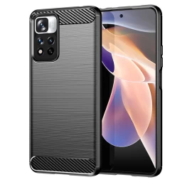 Carbon Case Lankstus Dėklo Dangtelis Xiaomi Redmi Note 11 Pro+ 5g (kinija) / 11 Pro 5g (kinija) / Mi11i Hypercharge / Poco X4 Nfc Juodas Carbon Case Lankstus Dėklo Dangtelis Xiaomi Redmi Note 11 Pro+ 5g (kinija) / 11 Pro 5g (kinija) / Mi11i Hypercharge / Poco X4 Nfc Juodas