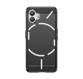 carbon Case Silikoninis Dėklas nothing Phone 2 - Juodas