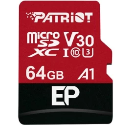 Card Patriot Memory EP Pro PEF64GEP31MCX (64GB; Class 10, Class U3)