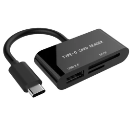 Card reader USB-C       SDXC/combo/black
