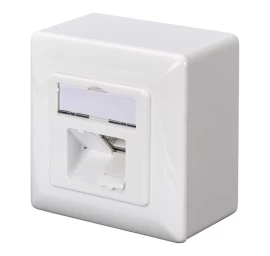CAT 5e modular wall outl et shielded 2x RJ45 LSA