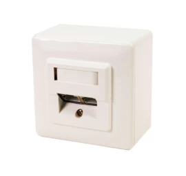 CAT 5e Surface modular   outlet RAL 9003