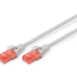 CAT 6 U-UTP patch cable  1m grey
