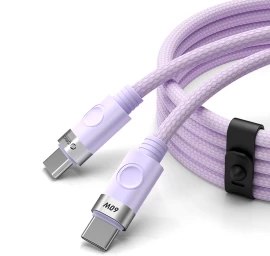Cdx 60w 3a Power Delivery Usb-c Kabelis 1 M - Violetinės Spalvos