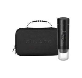 CHiATO brewPLAY Smart Traveller nešiojamo espreso aparato rinkinys – juodas