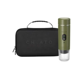 CHiATO brewPLAY Smart Traveller nešiojamo espreso aparato rinkinys – žalias, naudotas-atnaujintas