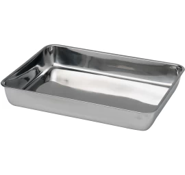 Chromuoto Plieno Padėklas Mėsai Ir Maistui 260x200x40 Mm - Hendi 508107