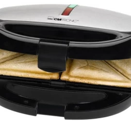 Clatronic ST/WA 3670 sandwich maker 800 W Black,Stainless steel