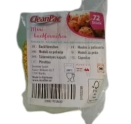 cleanpac, Kepimo Formos, 72 Vienetai (vokietijos Produktas).