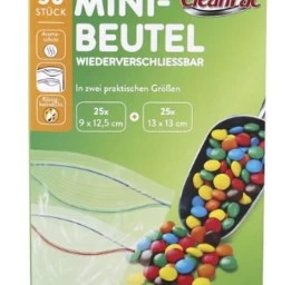 Cleanpac, Mini Maišeliai, 50 Vienetų (vokietijos Produktai).
