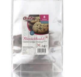 Cleanpac, Skaidrūs Maišeliai, 14,5x23,5 Cm, 8 Vnt. (vokietijos Produktai).