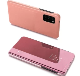 clear View Case Apverčiamasis Dėklas samsung Galaxy A03s (166.5) Pink